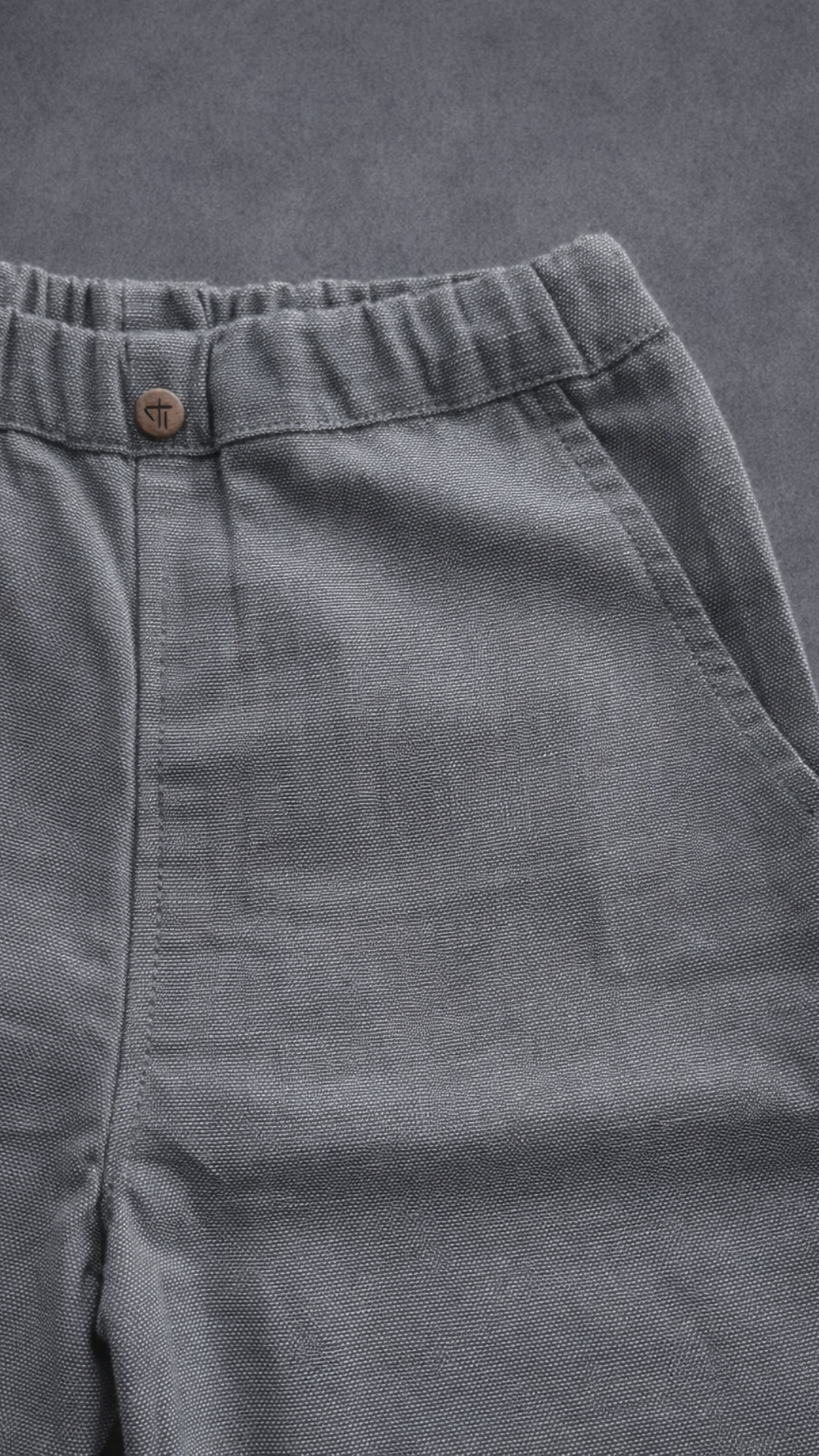 Earthbound Handwoven Khadi Pants — handwoven khadi cotton pants for boys, front view