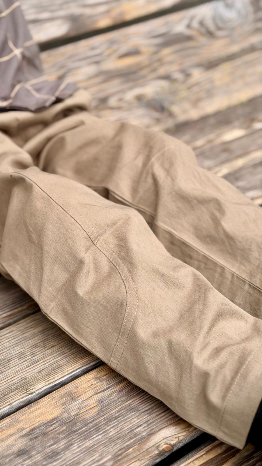 Sage Serenity Pants — boy in sage organic cotton pants, lifestyle shot