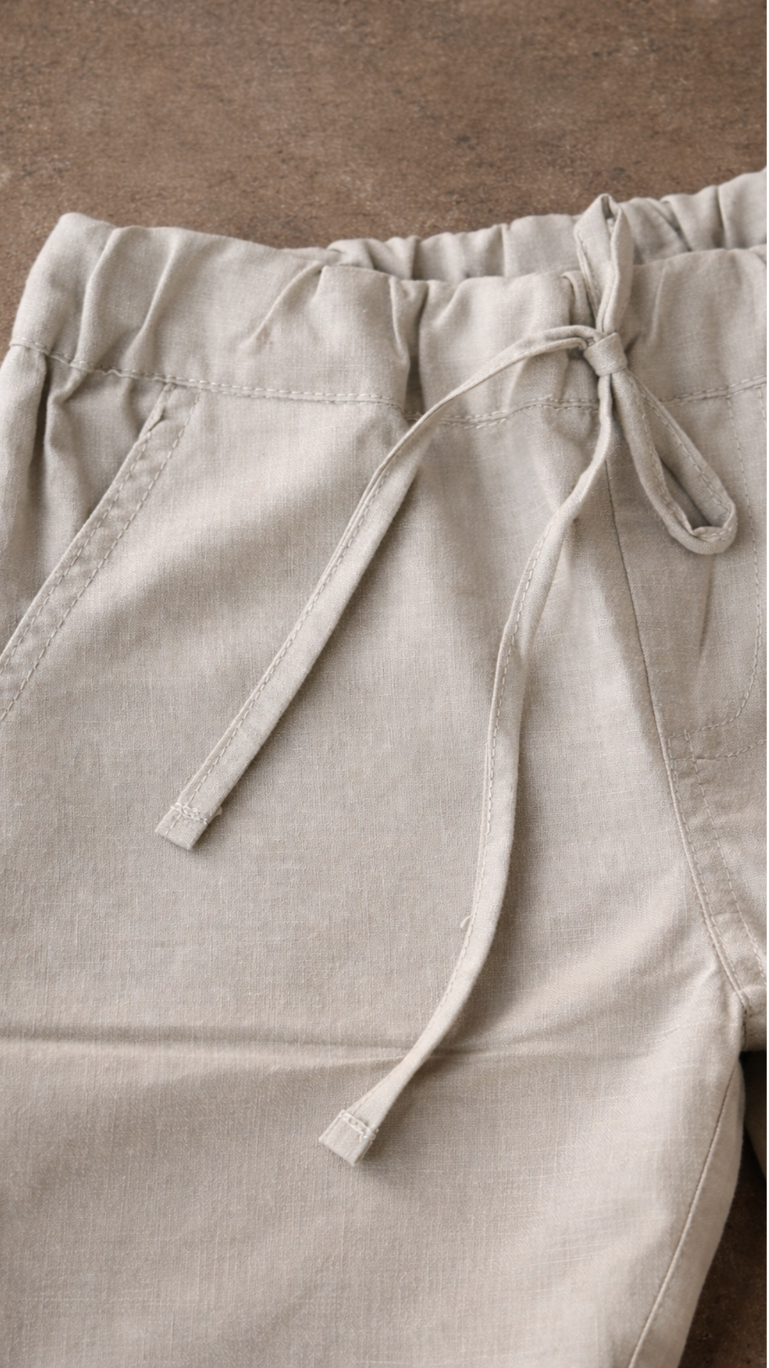 Willow Walk Pants — little boy wearing earthy organic cotton pants